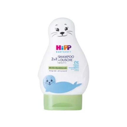 Sampon si gel de dus 2 în 1 Foca, 200 ml, Hipp