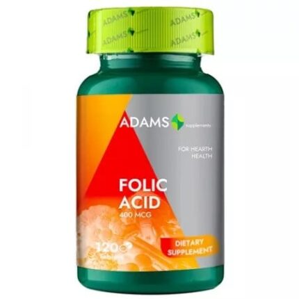 Acid Folic, 400mcg, 120 tablete, Adams