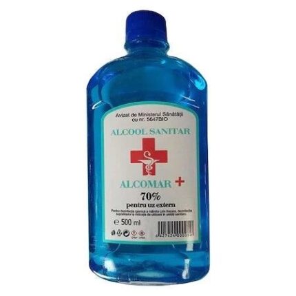 Alcool Sanitar, 70% alcool, 500 ml, Alcomar