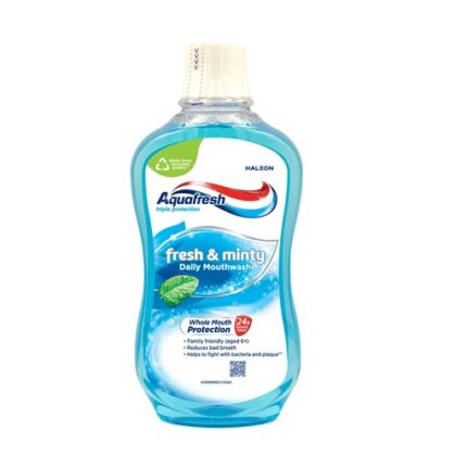 Apa de gură Fresh & Minty, 500 ml, Aquafresh