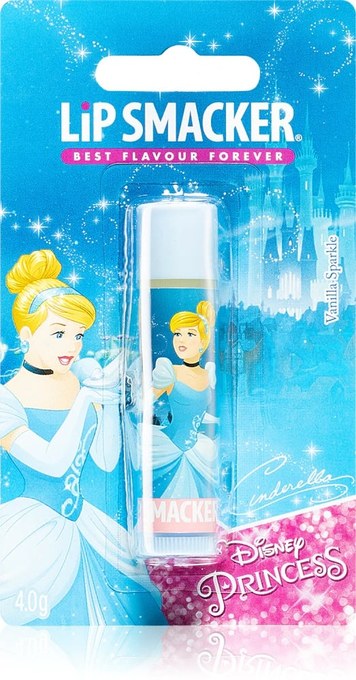 Balsam de buze Disney Princess Cinderella Vanilla Sparkle, 4 g, Lip Smacker