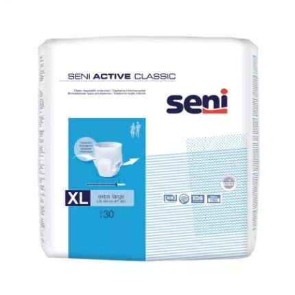 Chilot elastic absorbant Active Classic Extra Large, 30 bucăți, Seni
