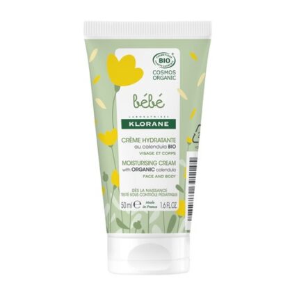 Crema hidratanta bio pentru corp si fata, 50 ml, Klorane Bebe