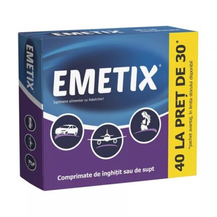 Emetix, 40 comprimate, Fiterman