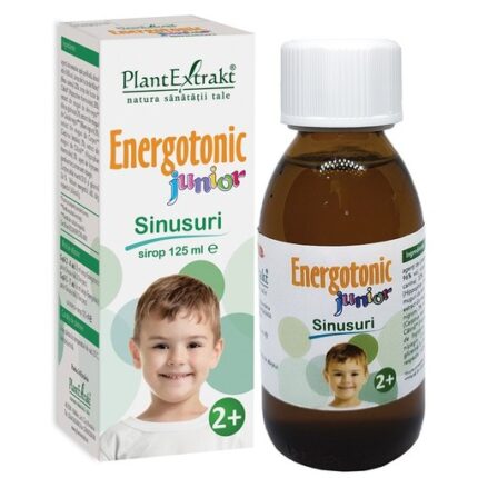 Energotonic junior sinusuri Sirop, 125ml, Plantextrakt