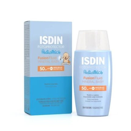 Fluid mineral fotoprotector pentru copii SPF50, 50ml, Isdin
