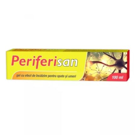 Gel cu efect de încălzire pentru spate și umeri Periferisan, 100 ml, Zdrovit