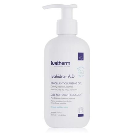 Gel de spalare emolient Ivahidra+ A.D, 250ml, Ivatherm