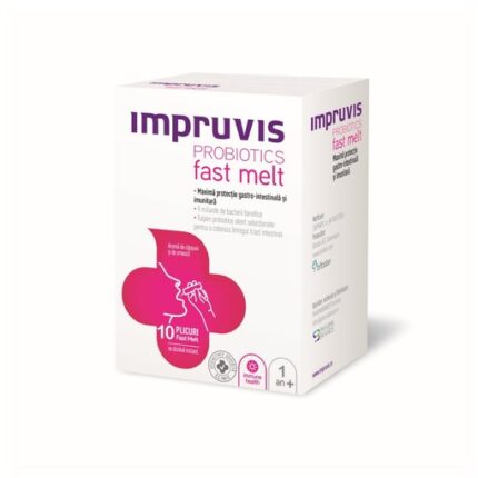 Impruvis Probiotics fast melt, 10 plicuri, Pharma Brands