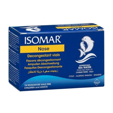 Isomar soluție hipertonică pentru nas, 18 monodoze x 5 ml, Euritalia