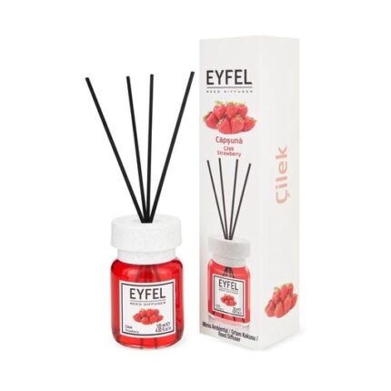 Odorizant de camera cu bete aroma de capsuni, 120 ml, Eyfel