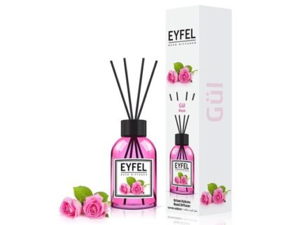 Odorizant de camera cu bete aroma de trandafir, 110 ml, Eyfel