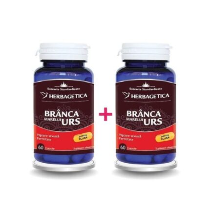 Pachet Branca Marelui Urs, 60+60 comprimate, Herbagetica