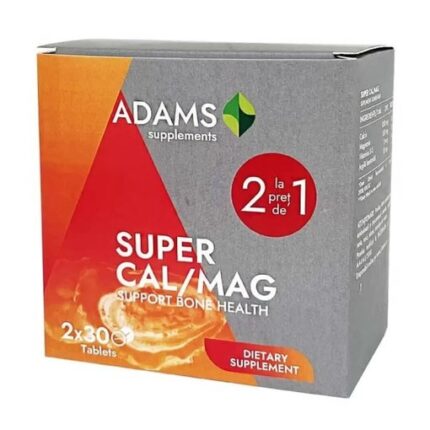 Pachet Super Cal/Mag, 30+30 tablete, Adams