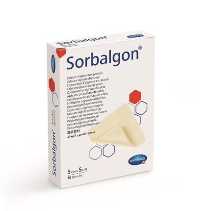 Pansament Sorbalgon, 5 x 5 cm, 10 bucati, Hartmann