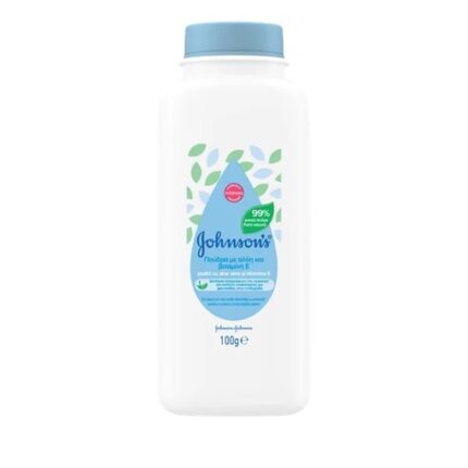 Pudra cu Aloe Vera si Vitamina E, 100 g, Johnson&Johnson