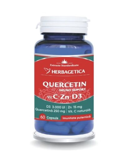 Quercetin Imuno Suport, 60 capsule, Herbagetica