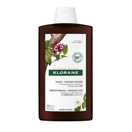 Sampon chinina si floare de colt Bio, 400 ml, Klorane