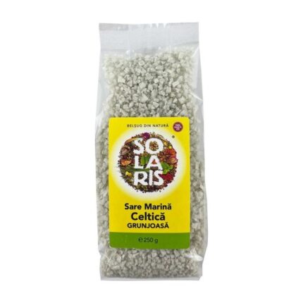 Sare Celtica marina grunjoasa, 250 g, Solaris
