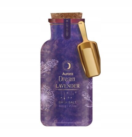 Sare de baie cu lavanda Dream of Lavender, 600 g, Aurora