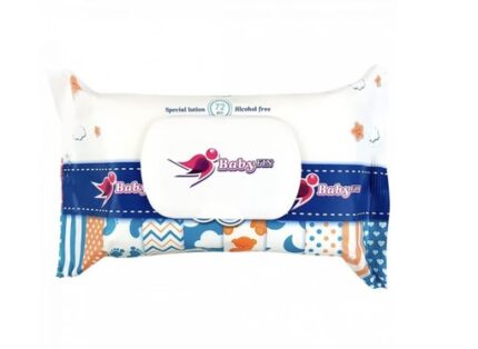 Servetele umede fara alcool, 72 bucati, Baby Fin