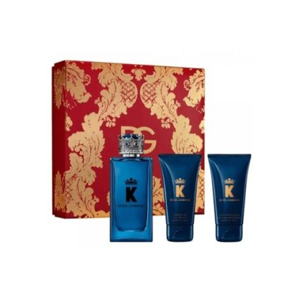 Set Cadou Dolce & Gabbana K: Apa de Parfum 100 ml + Gel de Dus 50 ml + Balsam After Shave 50 ml, Dolce & Gabbana