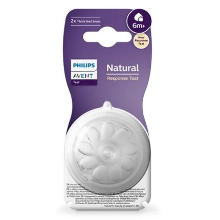Set tentine cu debit pentru hrana consistenta +6 luni SCY966/02 Natural Response SCY966/02, 2 bucati, Philips Avent