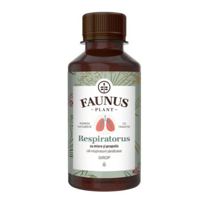 Sirop cu miere și propolis Respiratorus, 200 ml, Faunus Plant