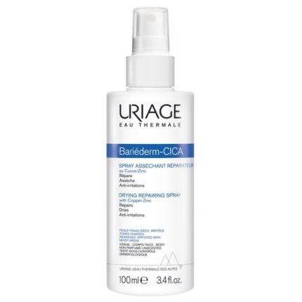 Spray reparator pentru pielea iritata Bariederm Cica, 100ml, Uriage