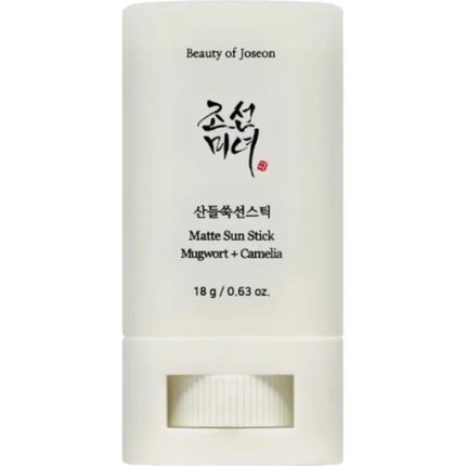 Stick pentru fata mat cu protecție solara SPF50+ Mugwort + Camelia, 18 g, Beauty Of Joseon