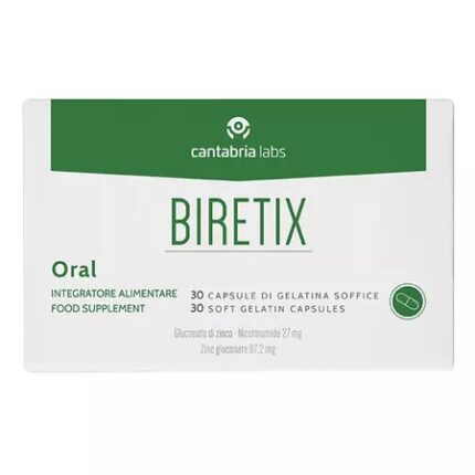 Supliment alimentar pentru piele Biretix, 30 capsule, Cantabria
