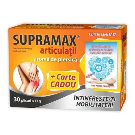 Supramax Articulatii Piersica x 30 pl + Ghid pacient CADOU, Zdrovit