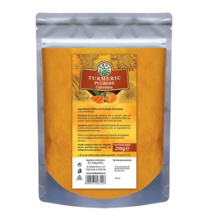 Turmeric (Curcuma) pulbere, 250 g, Herbavit