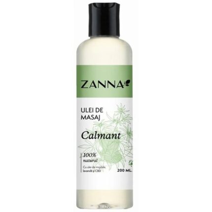 Ulei de masaj Calmant cu CBD si Lavanda, 200 ml, Zanna