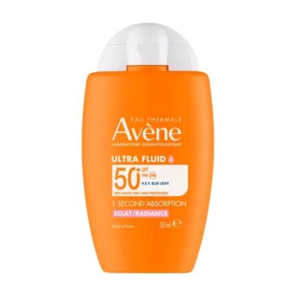 Ultra-Fluid cu protectie solara SPF 50+ Radiance, 50 ml, Avene